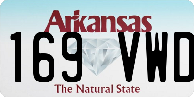 AR license plate 169VWD