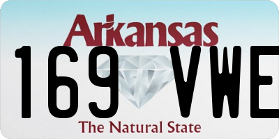 AR license plate 169VWE