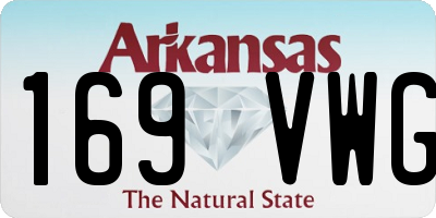 AR license plate 169VWG