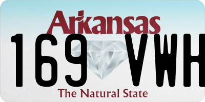 AR license plate 169VWH