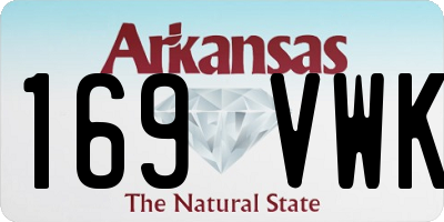 AR license plate 169VWK