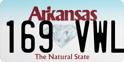 AR license plate 169VWL