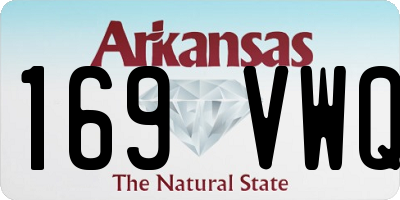 AR license plate 169VWQ