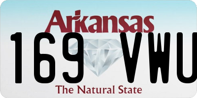 AR license plate 169VWU