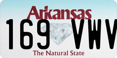 AR license plate 169VWV