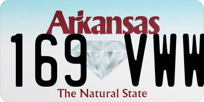 AR license plate 169VWW