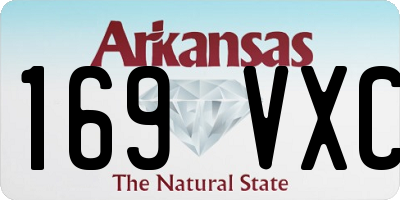 AR license plate 169VXC
