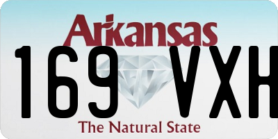 AR license plate 169VXH