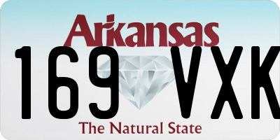 AR license plate 169VXK