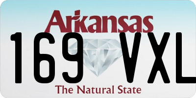 AR license plate 169VXL