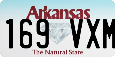AR license plate 169VXM