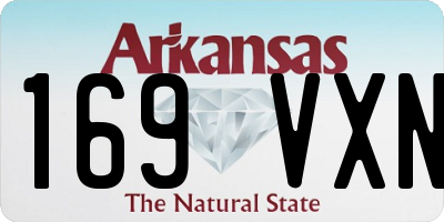 AR license plate 169VXN