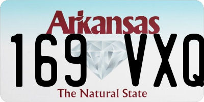 AR license plate 169VXQ