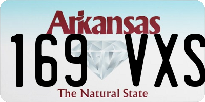 AR license plate 169VXS