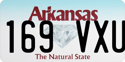 AR license plate 169VXU