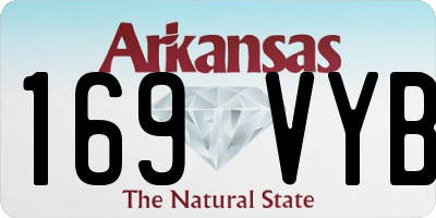 AR license plate 169VYB