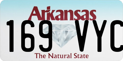 AR license plate 169VYC