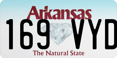 AR license plate 169VYD