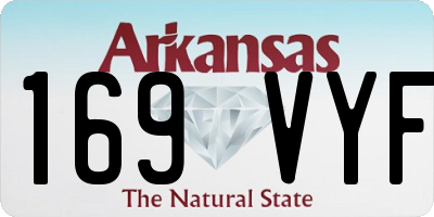 AR license plate 169VYF