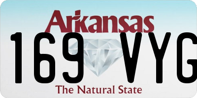 AR license plate 169VYG