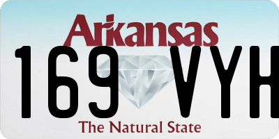 AR license plate 169VYH