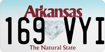 AR license plate 169VYI