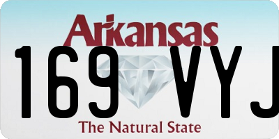 AR license plate 169VYJ