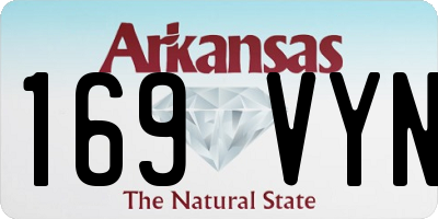 AR license plate 169VYN