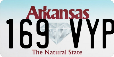 AR license plate 169VYP