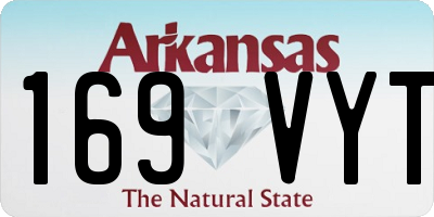 AR license plate 169VYT