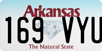 AR license plate 169VYU