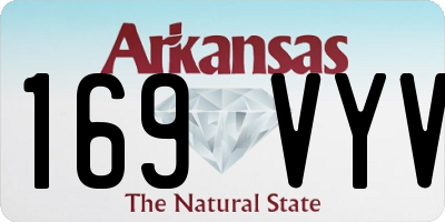 AR license plate 169VYV
