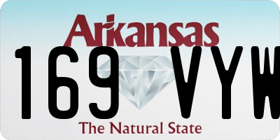 AR license plate 169VYW