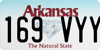 AR license plate 169VYY