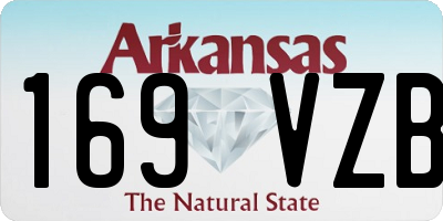 AR license plate 169VZB