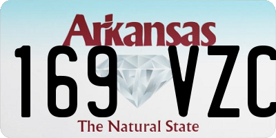AR license plate 169VZC