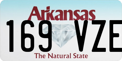 AR license plate 169VZE