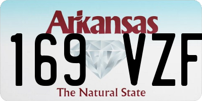 AR license plate 169VZF