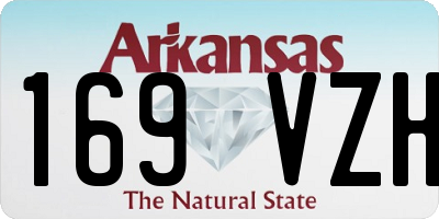 AR license plate 169VZH