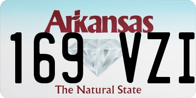 AR license plate 169VZI