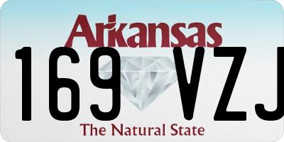 AR license plate 169VZJ