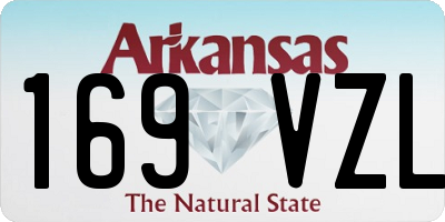 AR license plate 169VZL