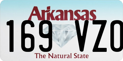 AR license plate 169VZO