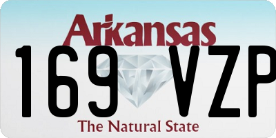 AR license plate 169VZP