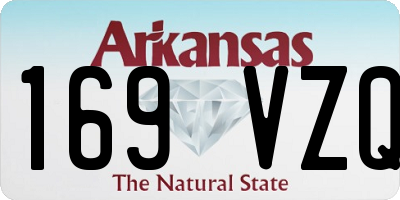 AR license plate 169VZQ