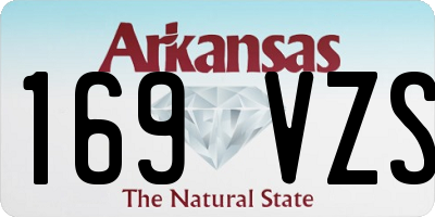AR license plate 169VZS