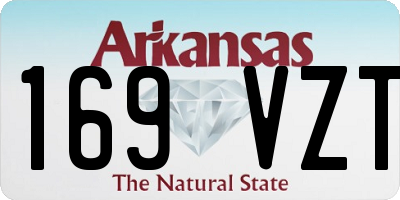 AR license plate 169VZT