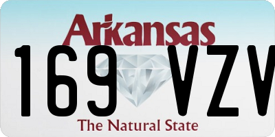 AR license plate 169VZV