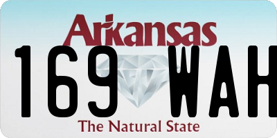 AR license plate 169WAH