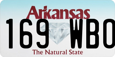 AR license plate 169WBO
